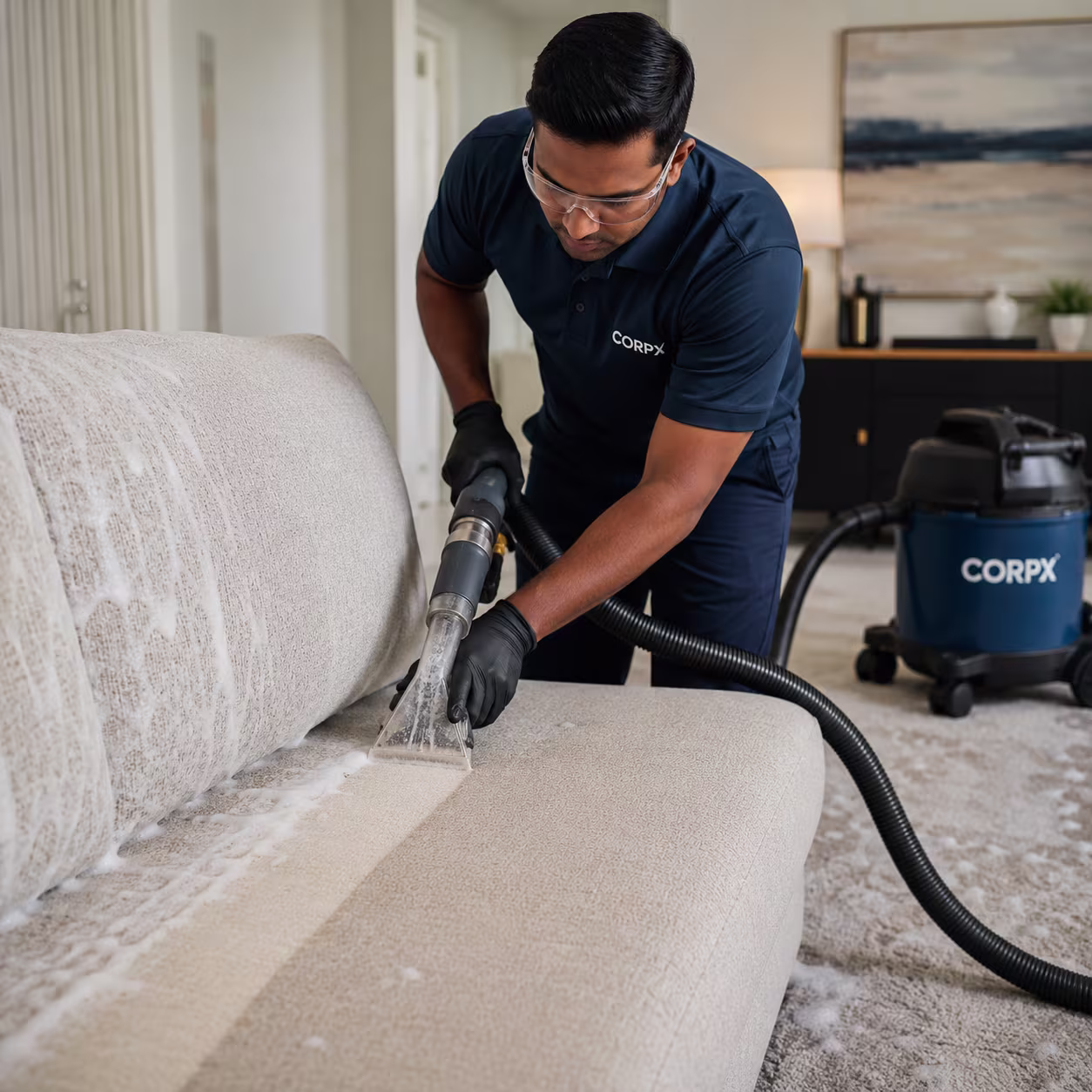 Sofa & Chair Cleaning + Shampooing