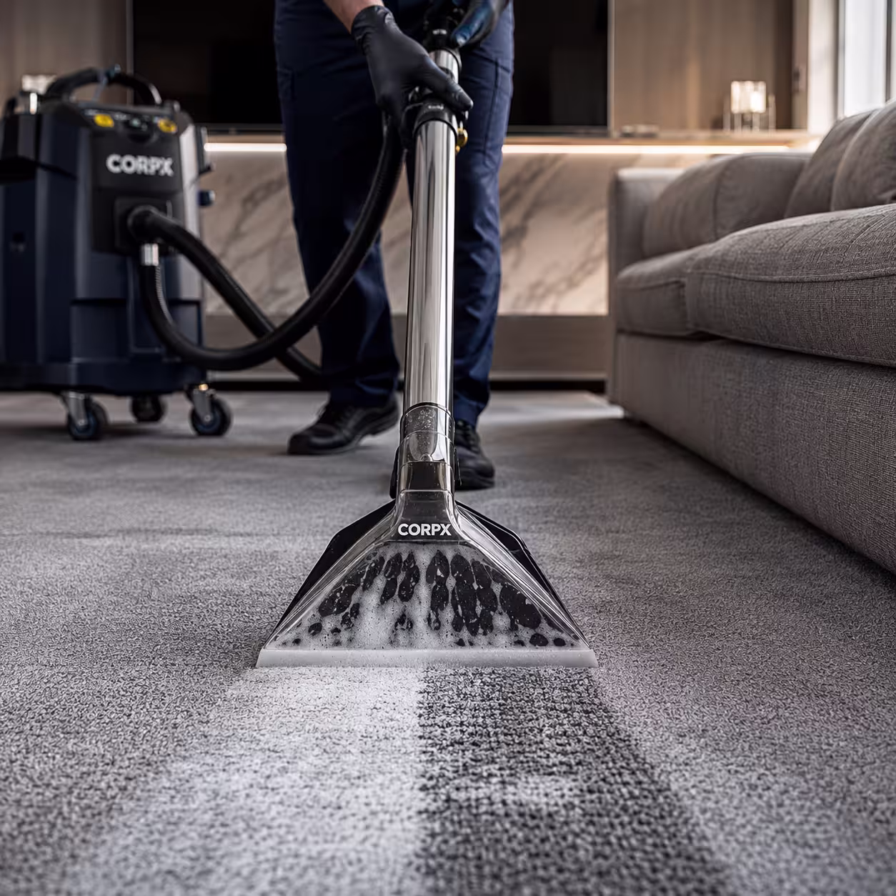 Carpet Cleaning + Shampooing