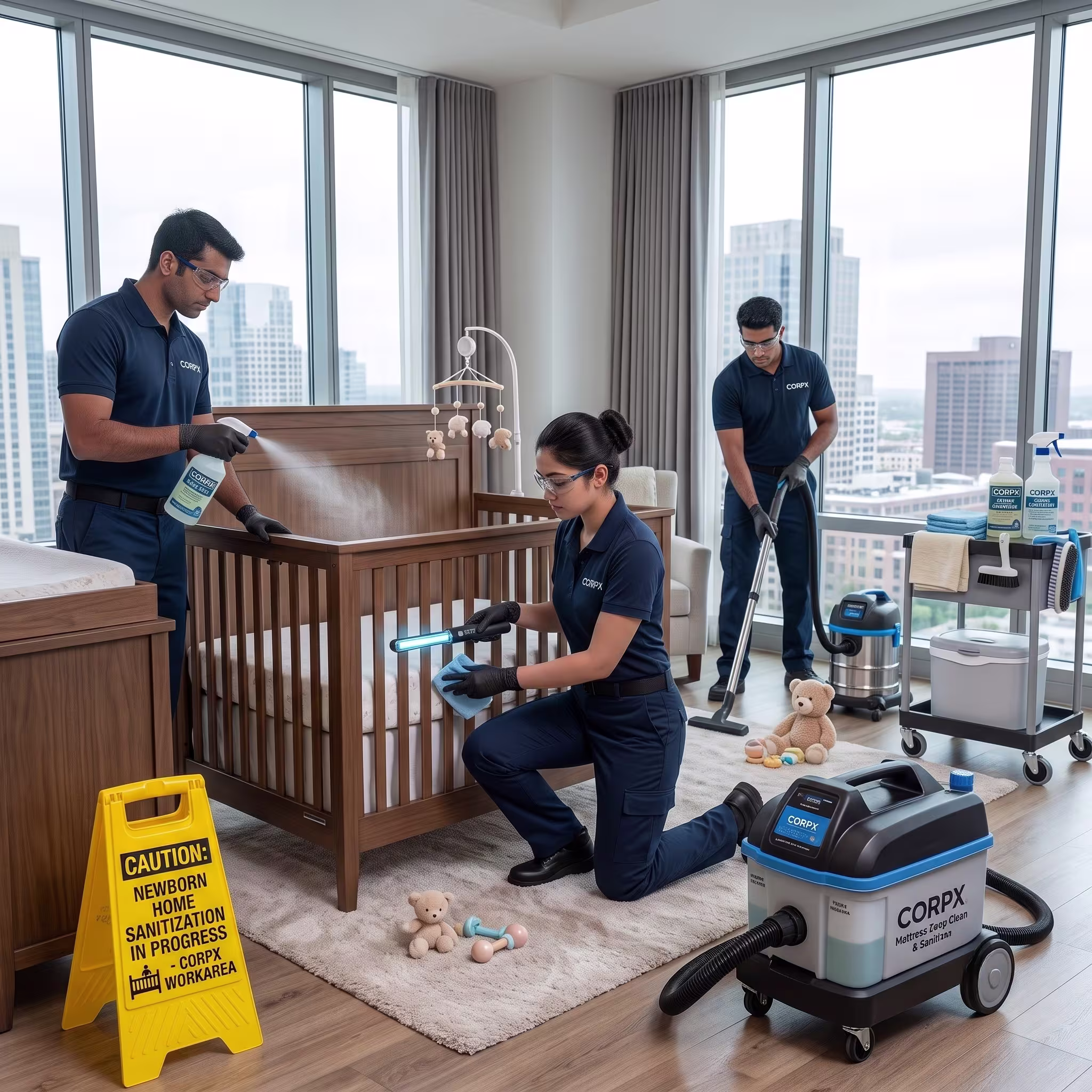 New Born Baby Home Cleaning