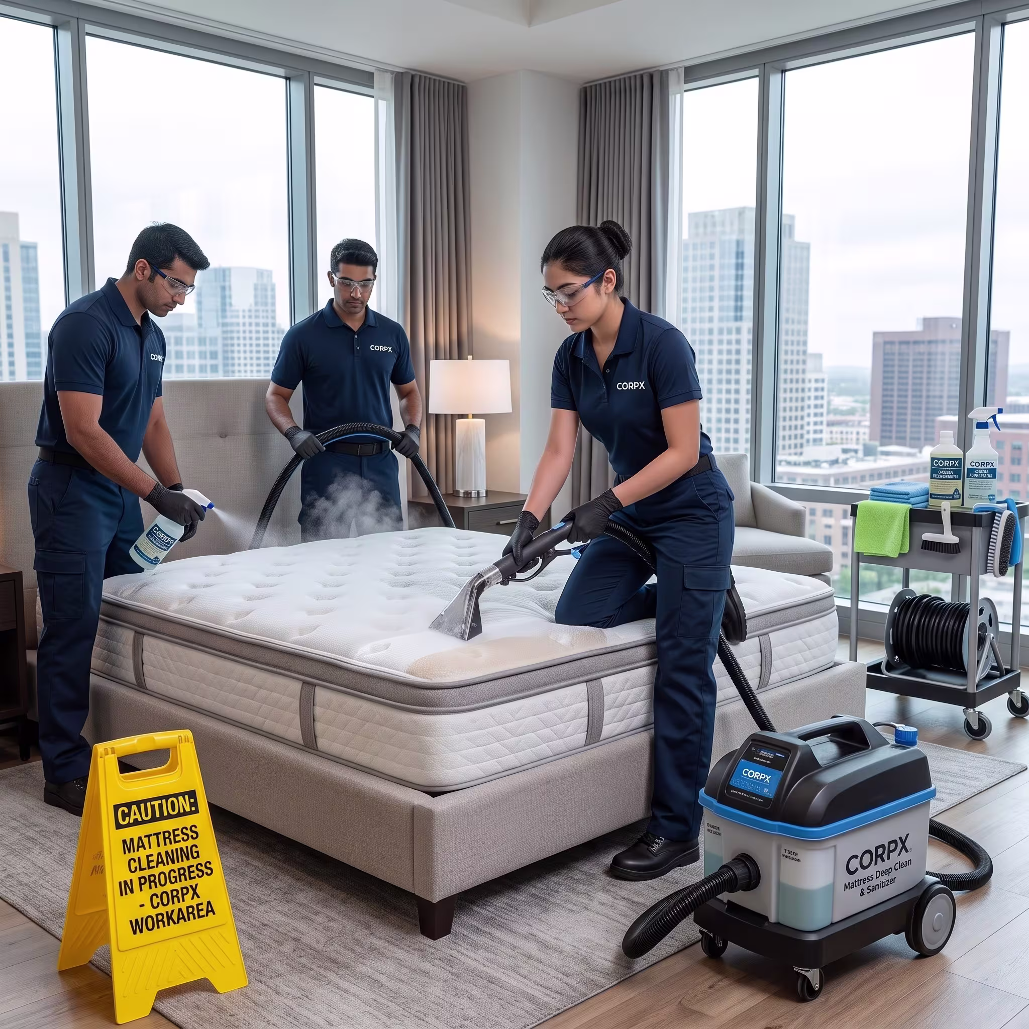 Bed & Mattress Cleaning + Shampooing